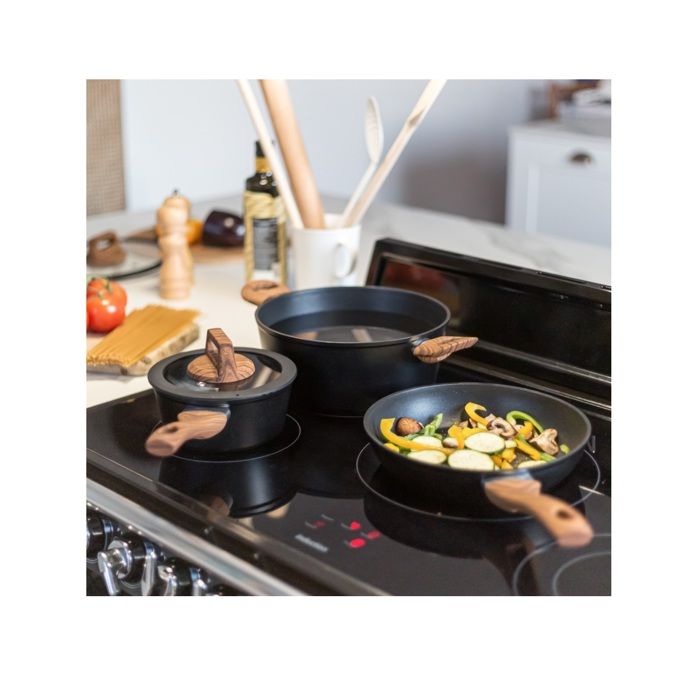 LIVOO Cookware Set - MEP147 - Induction - Non-stick Aluminum - 5 Pieces