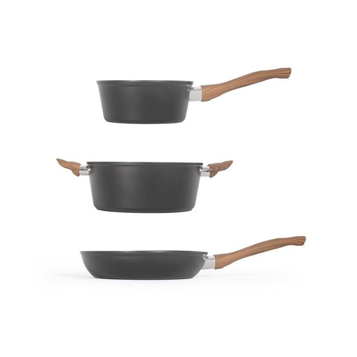 LIVOO Cookware Set - MEP147 - Induction - Non-stick Aluminum - 5 Pieces