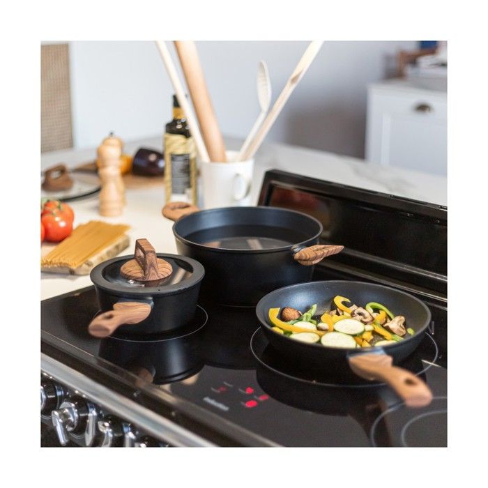 LIVOO Cookware Set - MEP147 - Induction - Non-stick Aluminum - 5 Pieces