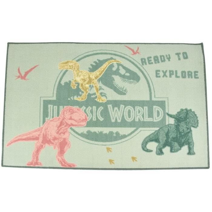 FUN HOUSE Dinosaur Rug 120 x 80 cm Multicolored