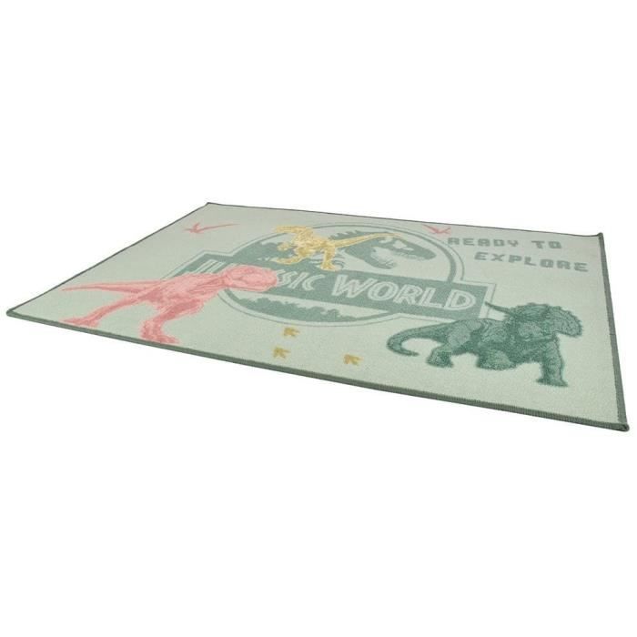 FUN HOUSE Dinosaur Rug 120 x 80 cm Multicolored