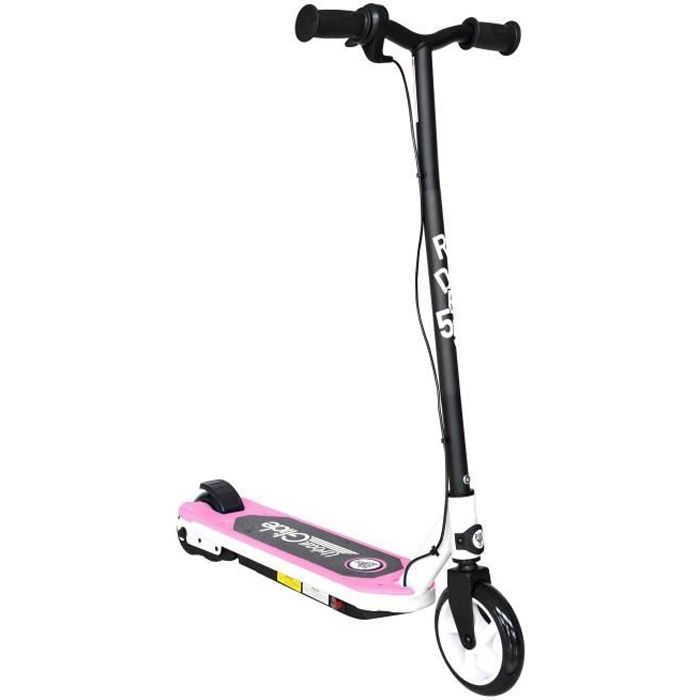 URBANGLIDE Ride55 Electric Scooter for Children - Ultra Lightweight - Max Speed 10km/h - Kickstand - Pink
