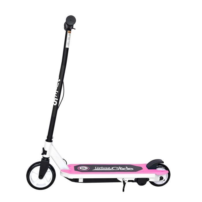 URBANGLIDE Ride55 Electric Scooter for Children - Ultra Lightweight - Max Speed 10km/h - Kickstand - Pink