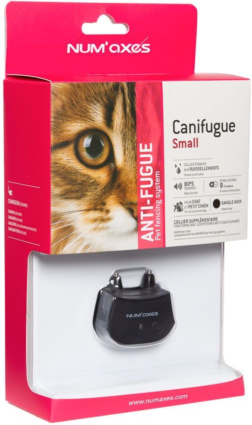 NUM'AXES Anti-Runaway Collar - CANIFUGUE - Small - Black