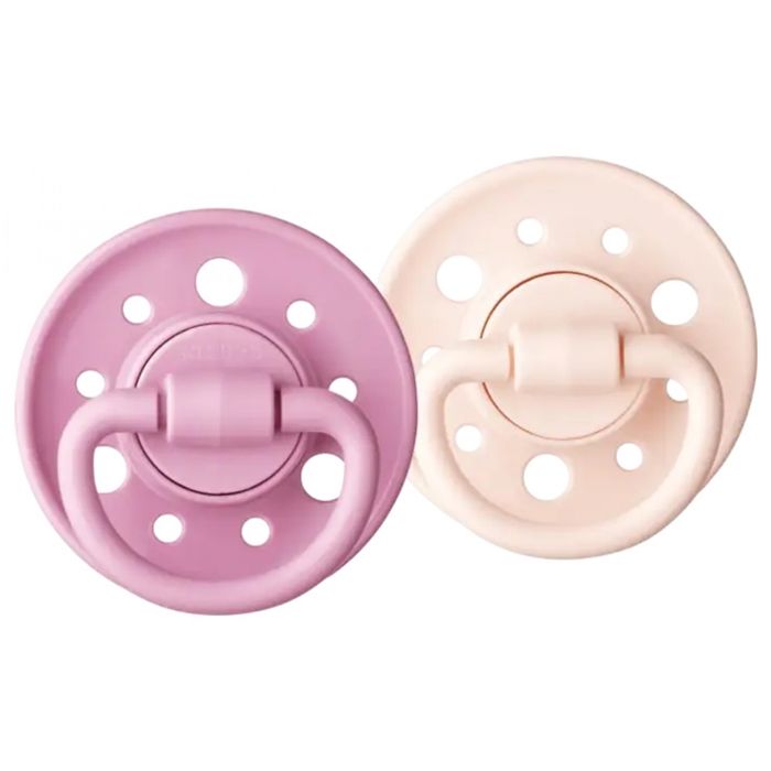 DODIE GAIA Rubber Pacifier Duo - Round - 0-6 months - Botanical Garden