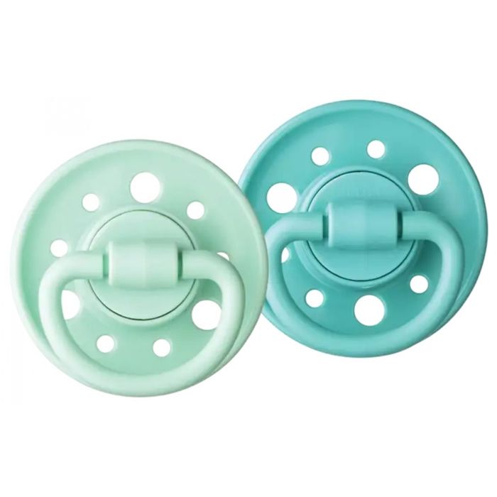 DODIE GAIA Rubber Pacifier Duo - Round - 6-36 months - Natural