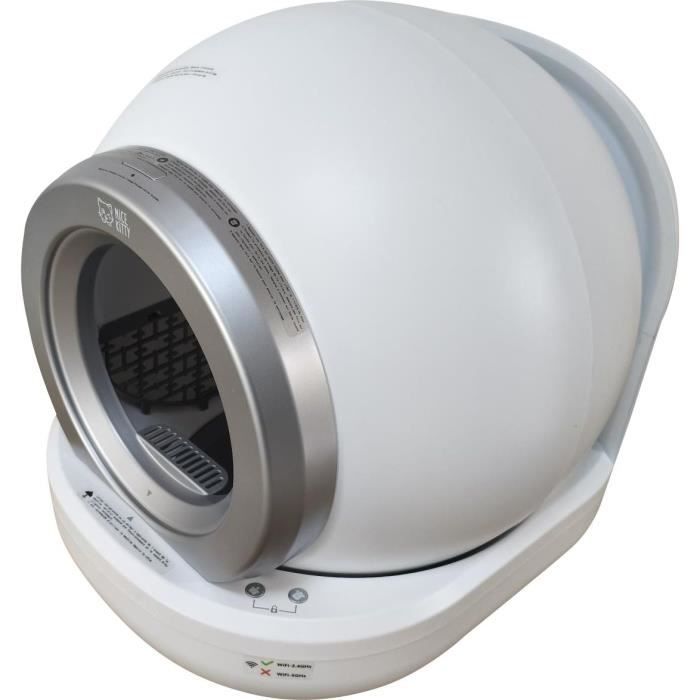 KITTY Self-Cleaning Cat Litter Box 65 L - APP Connectivity - 57 x 50 x 53 cm