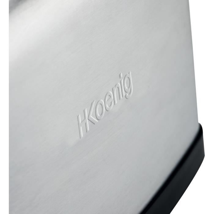 H.Koenig 2-Slice Toaster - TOS7 - 850W - Stainless Steel