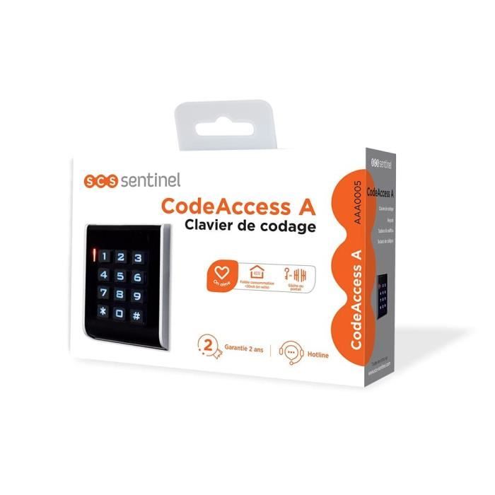 SCS SENTINEL Wired Keypad for CodeAccess A Motorization - Black