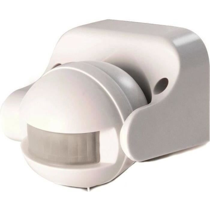 SCS SENTINEL Outdoor Motion Detector - LightSensor - 12 m Range - 180° Angle