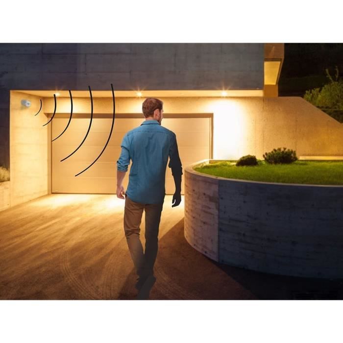 SCS SENTINEL Outdoor Motion Detector - LightSensor - 12 m Range - 180° Angle