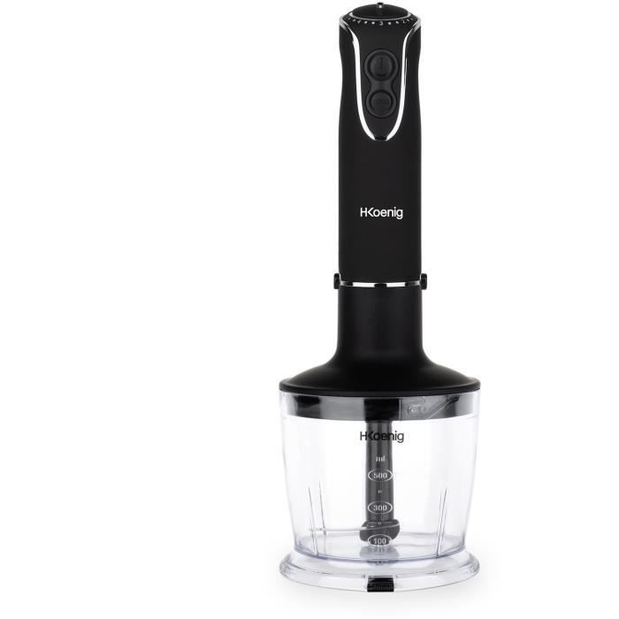 H.Koenig Immersion Blender - MIX75 - 850W - 5 Speeds + Turbo 5-speed