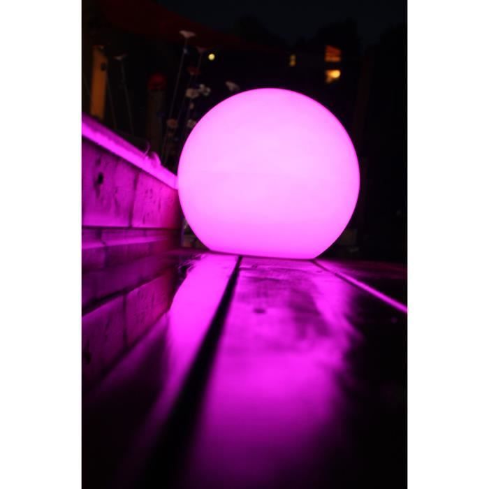 Luna Medium Solar Ball - Changing Colors
