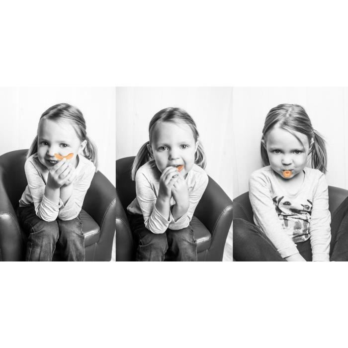 Machouyou First Teeth Color Device - Orange - For 2 to 6 Years