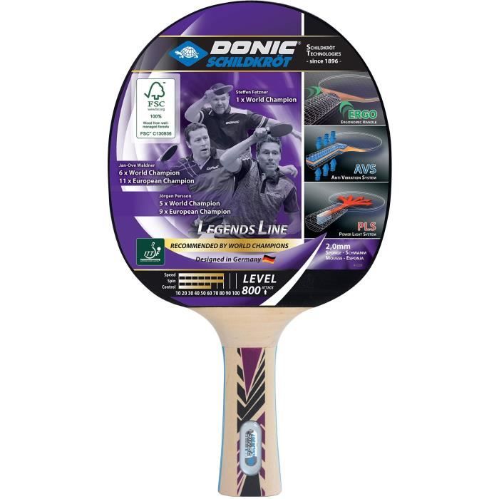 SCHILDKRÖT Table Tennis Racket - LEGENDS 800 FSC