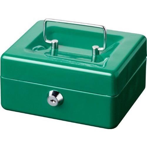 BURG WACHTER Cash Box Money 5015 Green - Key Lock, Green Steel