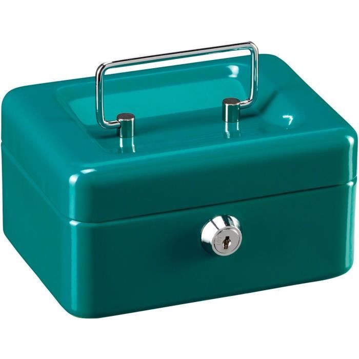 BURG WACHTER Cash Box Money 5015 Green - Key Lock, Green Steel