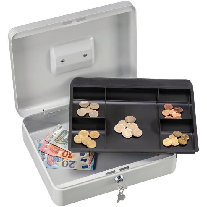 BURG-WÄCHTER Money 5030 Cash Safe - 300 x 90 x 240 mm - Light Grey