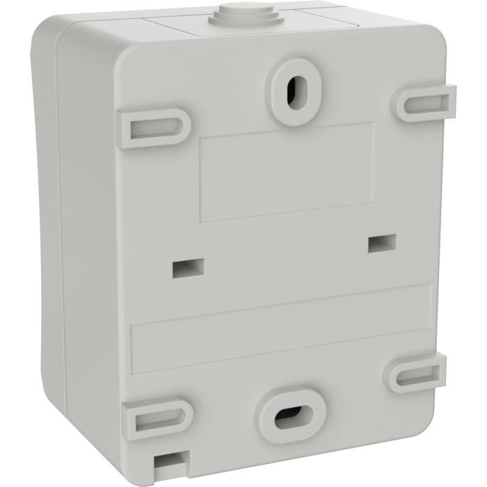 Aquatop Two-Way Switch - IP54 - Grey - Indoor - High-Strength Plastic