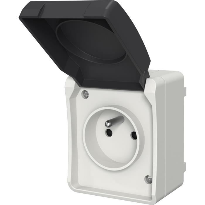 Aquatop Waterproof Double Socket - IP54 - Ready to Install - Single Phase