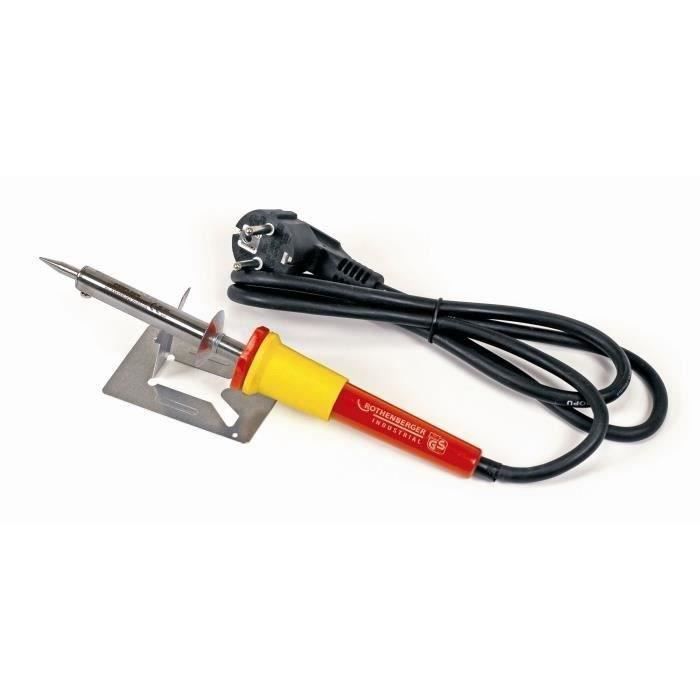 ROTHENBERGER Electronic Soldering Iron - 60W - Red - Corded - 230V