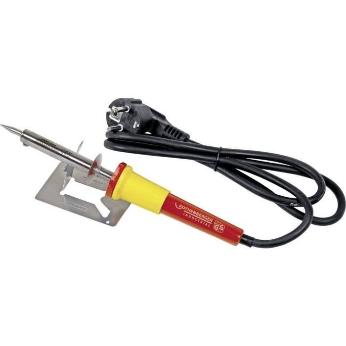 ROTHENBERGER Electronic Soldering Iron - 60W - Red - Corded - 230V