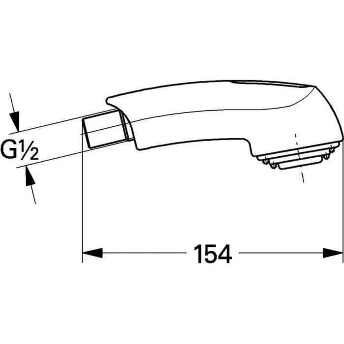 GROHE Pull-Out Spray Head for Sink Mixer Tap 46312-IE0