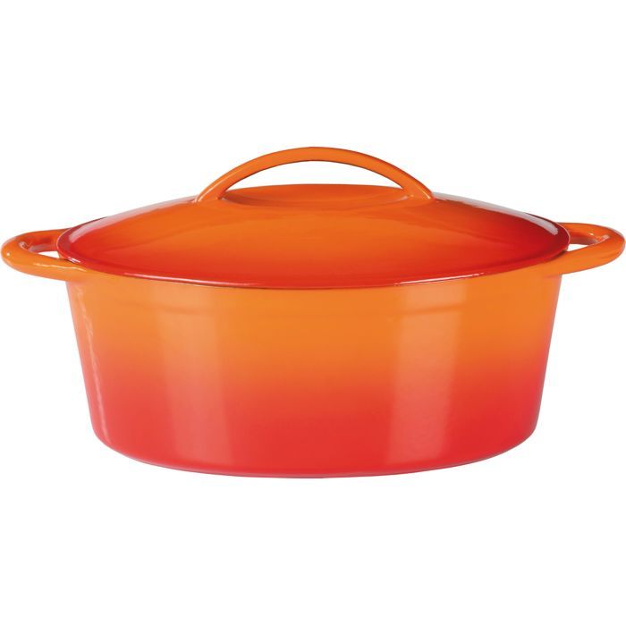 Cast Iron Cooking Pot - Low Energy Consumption, Optimal Heat Distribution - Oven Safe Up to 240°C