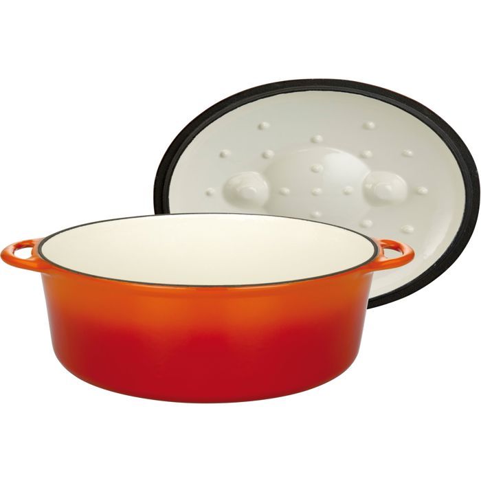 Cast Iron Cooking Pot - Low Energy Consumption, Optimal Heat Distribution - Oven Safe Up to 240°C