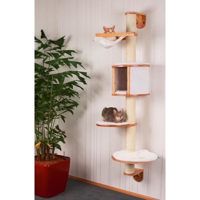 KERBL Dolomit Wall Cat Tree 168 cm - White - 81500