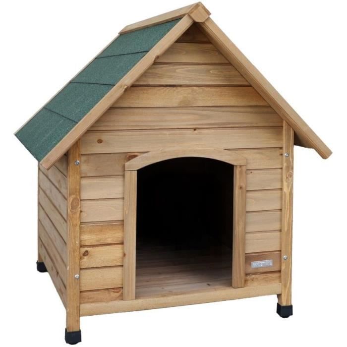 KERBL Dog Kennel - 100x88x99cm - Weatherproof with Bitumen Roof