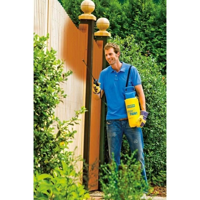 Gloria Spray&Paint 5 L Hand Sprayer - 3 Bar Pressure - Flat Jet Nozzle