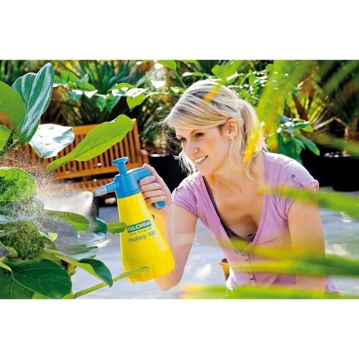 GLORIA Hobby 100 1 L Hand Sprayer - Adjustable Nozzle - 3 Bar Pressure