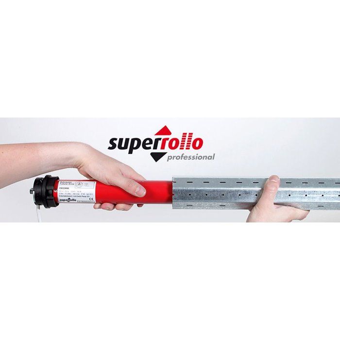 SUPERROLLO Wired Roller Shutter Motor - SR20110 - 40 mm Diameter - 10 Nm - Max. Curtain Weight 22 kg RM10MS