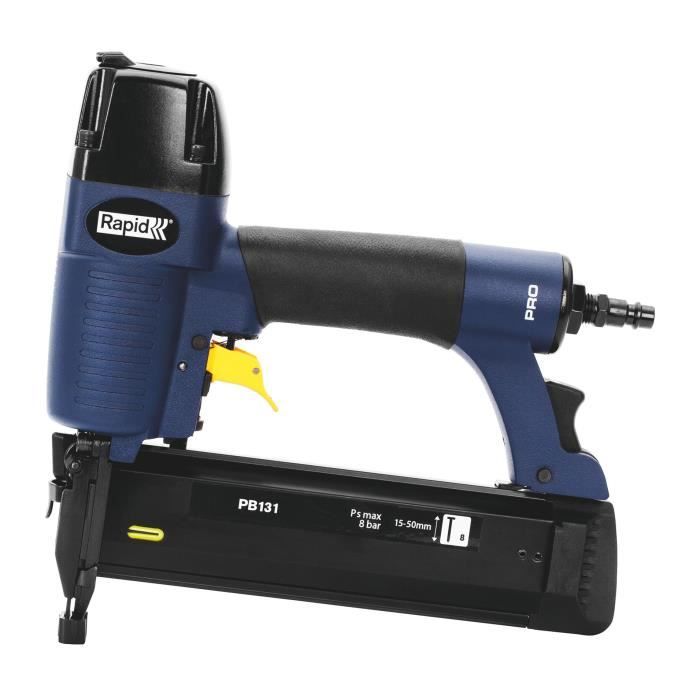 RAPID PRO PB131 Pneumatic Nailer - for No. 8 nails (15-50 mm) - 110 nails capacity