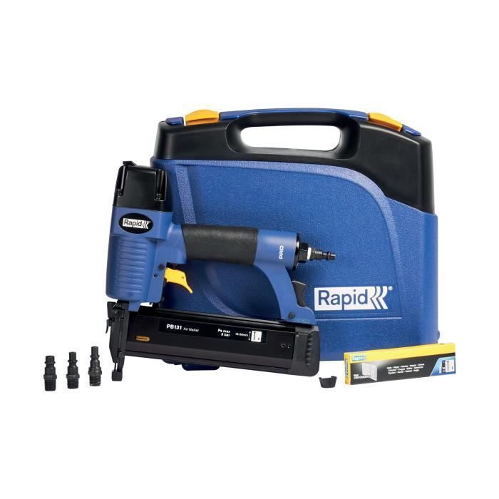 RAPID PRO PB131 Pneumatic Nailer - for No. 8 nails (15-50 mm) - 110 nails capacity