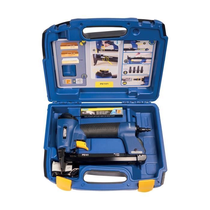 RAPID PS141 Pneumatic Stapler - Heavy-Duty Use - Ultra-Robust Aluminum Housing