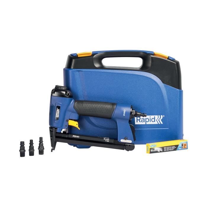 RAPID PS141 Pneumatic Stapler - Heavy-Duty Use - Ultra-Robust Aluminum Housing