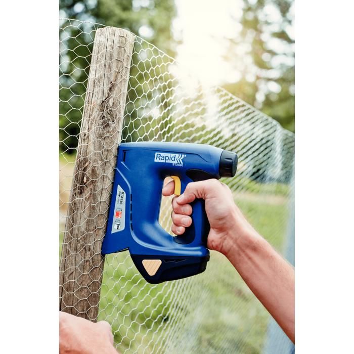 Rapid BTX530 Agrafeuse-cloueuse électrique sans fil a batterie Lithium-Ion