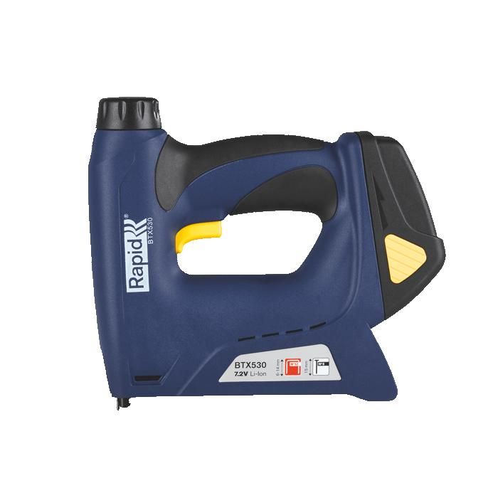 Rapid BTX530 Agrafeuse-cloueuse électrique sans fil a batterie Lithium-Ion