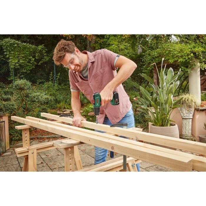 Bosch EasyDrill 18V-40 Cordless Drill Driver - 13 mm Chuck - 2 Speeds - Battery Not Included