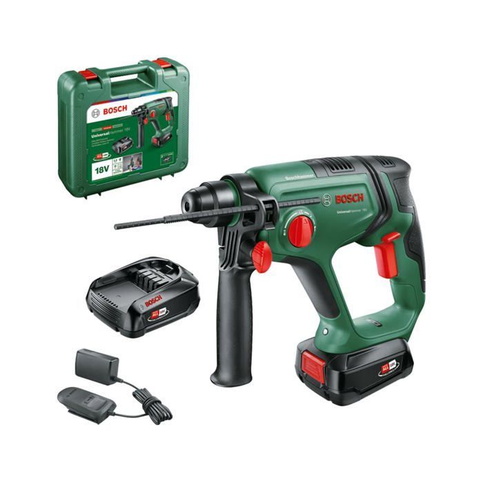 UniversalHammer 18V Rotary Hammer (2x2.5Ah + AL 18V-20)