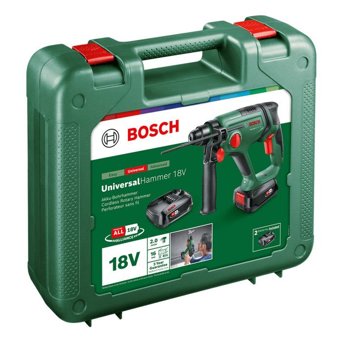 UniversalHammer 18V Rotary Hammer (2x2.5Ah + AL 18V-20)