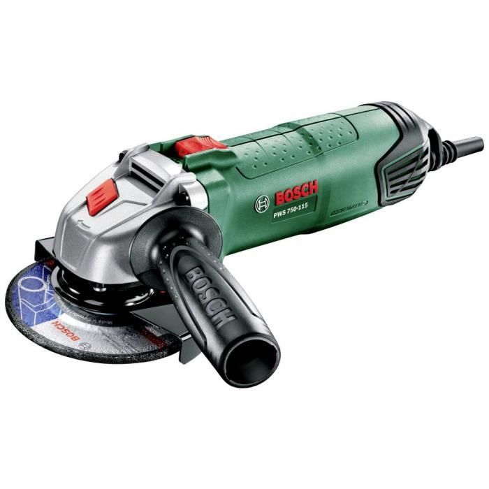 BOSCH Angle Grinder - UniversalGrind 750-115 - 750 W - 115 mm - Corded