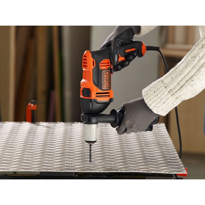 BLACK & DECKER Hammer Drill BEH850K - Electric - 850W - 2 Speeds