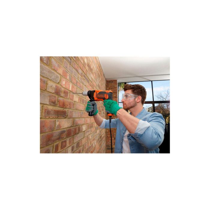 BLACK & DECKER Hammer Drill BEH850K - Electric - 850W - 2 Speeds
