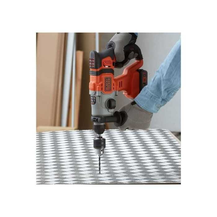 Black and Decker SDS Impact Drill - BCD900B - 18V - 1.2J - Battery and Charger Not Included