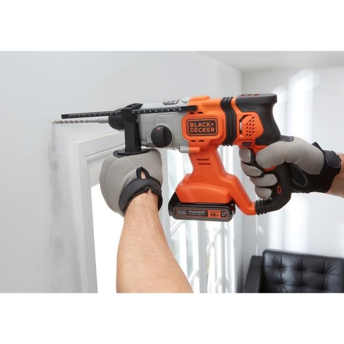 Black and Decker SDS Impact Drill - BCD900B - 18V - 1.2J - Battery and Charger Not Included