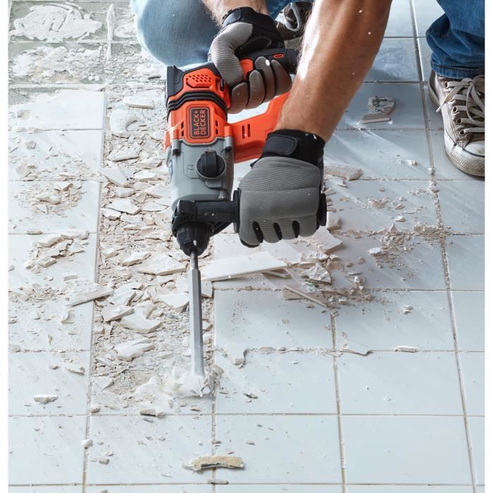 Black and Decker SDS Impact Drill - BCD900B - 18V - 1.2J - Battery and Charger Not Included