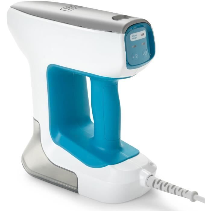 BLACK & DECKER Multifunction Steam Mop - 1500 W - 8 Accessories - BHSM15FX08-QS - White/Grey/Blue